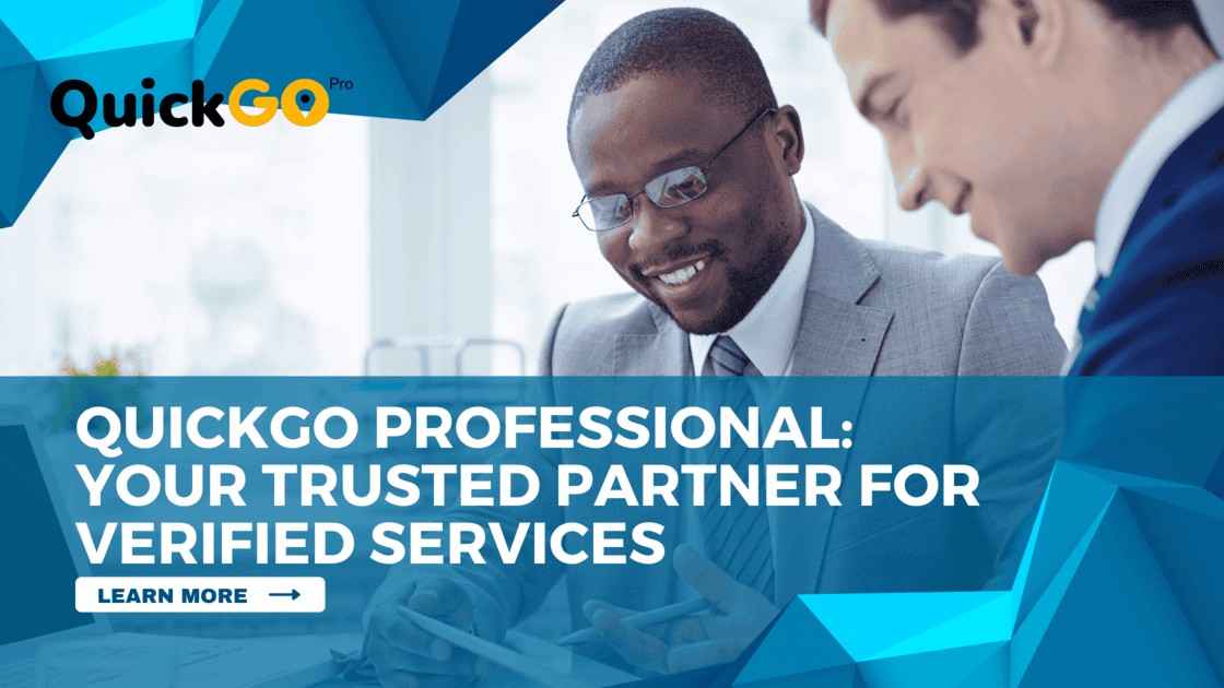 QuickGo Professional Your for Verified Services