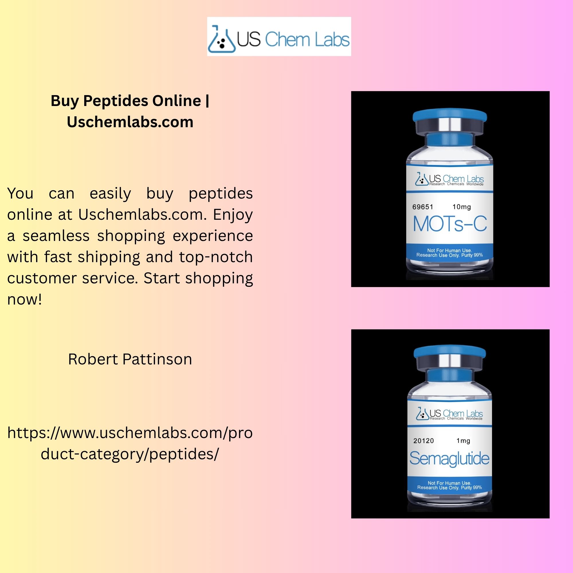 Buy Peptides Online Uschemlabs.com