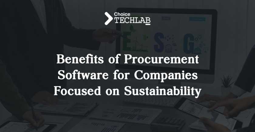 Benefits of Procurement Software for Companies