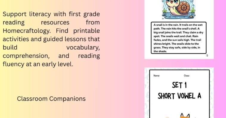 First Grade Reading Practice with Phonics and Sight Words