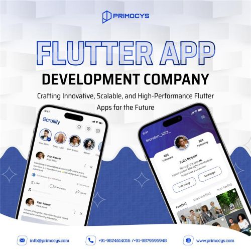 Top Flutter App Development Company USA – Primocys