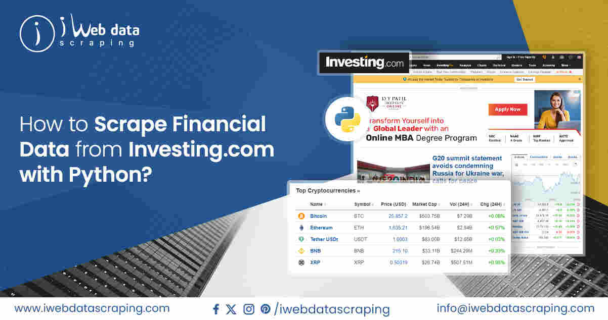 Scrape Financial Data from Investing with Python
