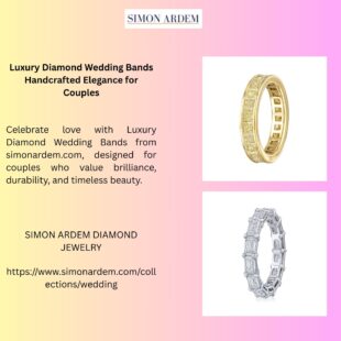 Luxury Diamond Wedding Bands Handcrafted Elegance for Couples 1