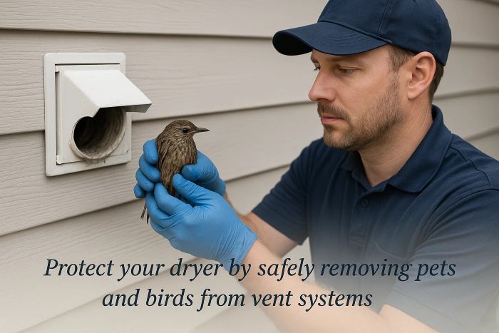 How Does Pets and Bird Removing from Dryer Vents Work