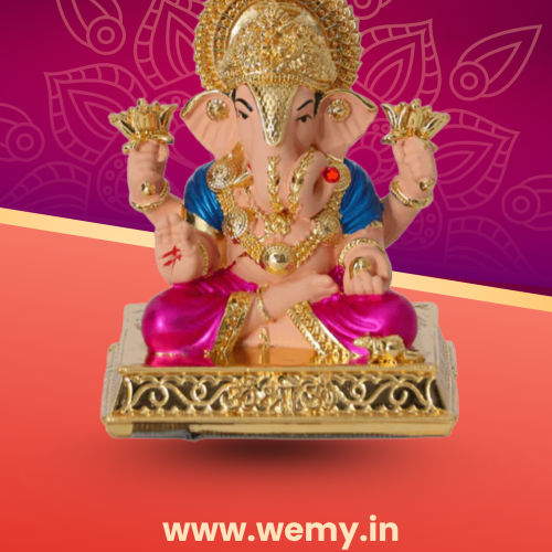Divine Lord Ganesha Idols – Premium Collection Available 1 Pink Red and Orange . imresizer