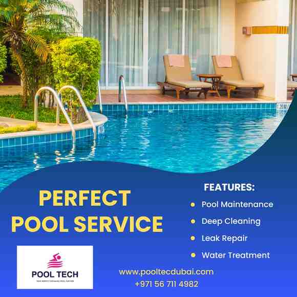 Sparkling Pools with Expert Swimming Pool Cleaning Services Dubai-PoolTech 1 PoolCleaningCompany PoolTec