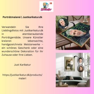 Portratmalerei Justkarikatur.dk