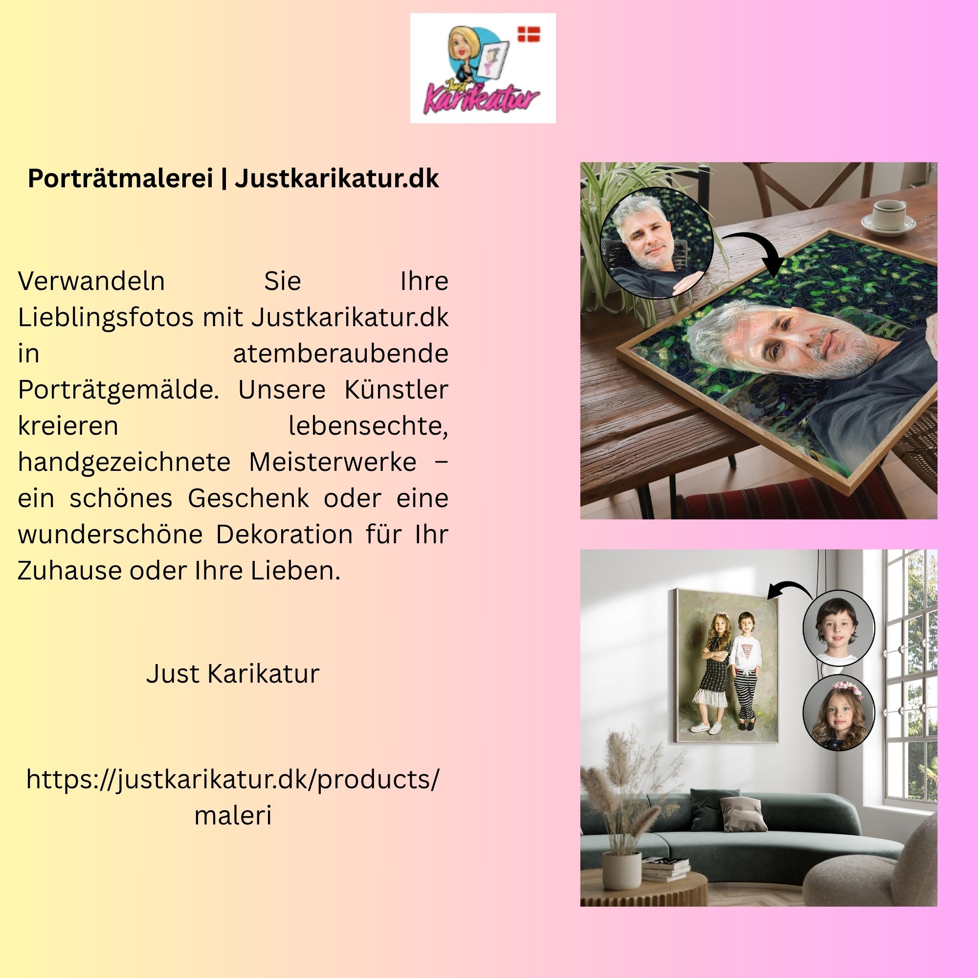 Porträtmalerei | Justkarikatur.dk 1 Portratmalerei Justkarikatur.dk