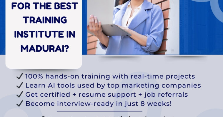 Searching for the Best Training Institute in MaduraiKickstart your career with Unimak School of