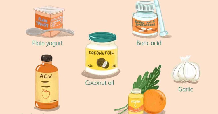 VWH Illustration Yeast Infection Home Remedies Illustrator Jessica Olah Final 09bf8d50409b4f8992e9c25454eb7e48 2 1 1