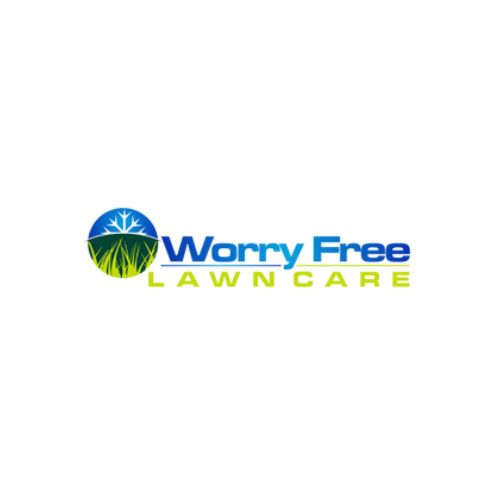 Worry Free lawn Care Snow Plowing Logo