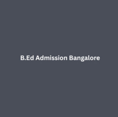 b.Ed Admission Bangalore 1 3