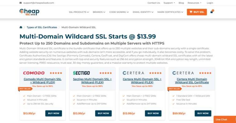 multi domain wildcard ssl