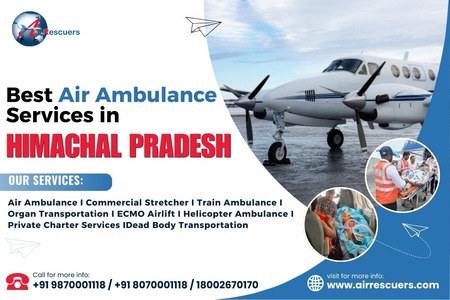 Best Air Ambulance Services in Himachal Pradesh