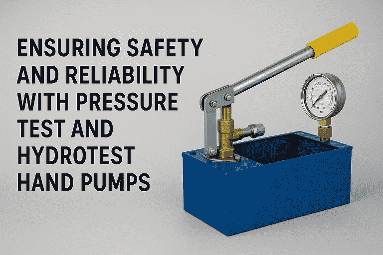 Ensuring Safety with Pressure & Hydrotest Hand Pumps