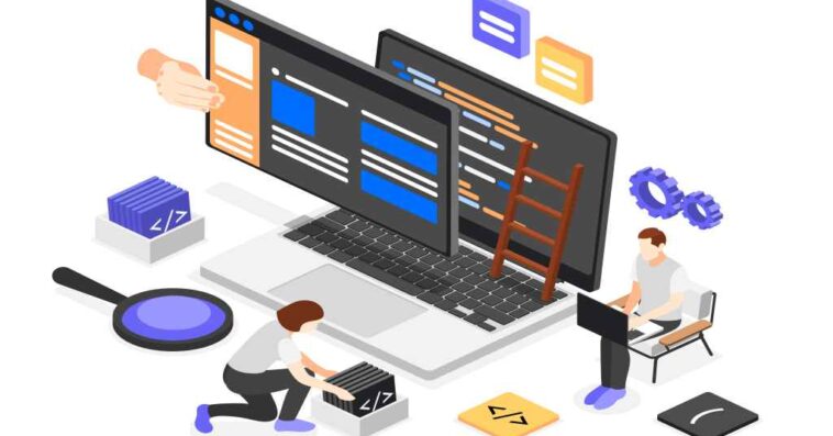 2112.i301.031.S.m004.c13.UI and UX designers concepts isometric composition