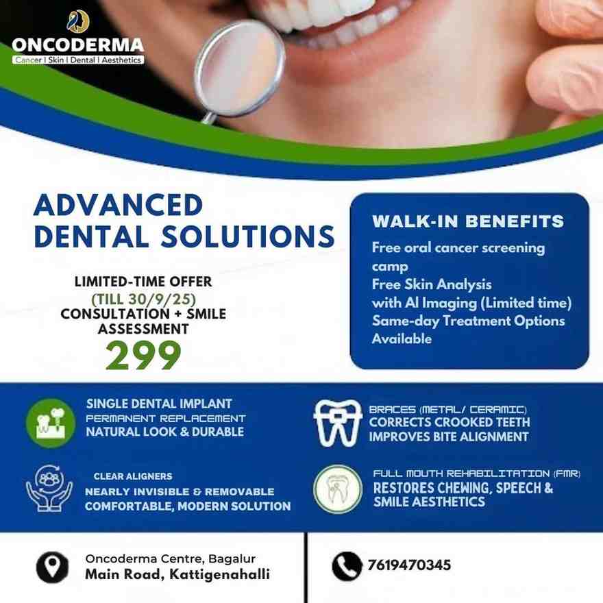 Best Dental Clinic in Doddaballapur oncodermacentre