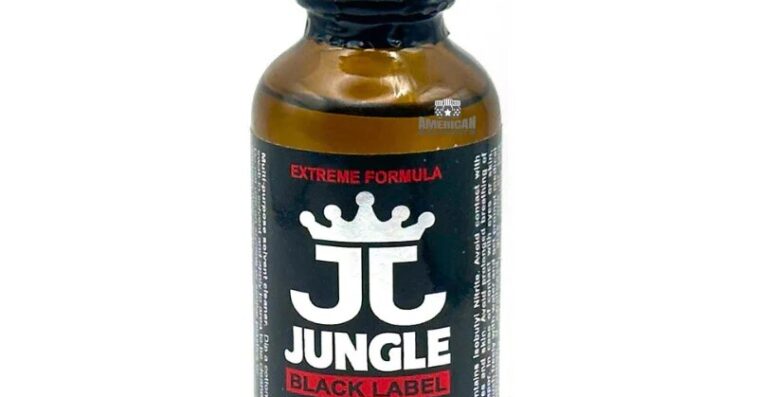American Solvents Jungle Juice Black Label 30ml JJ Black Label 30ml PWD poppers purchase best party poppers online USA isobutyl nitrite amyl nitrate v2