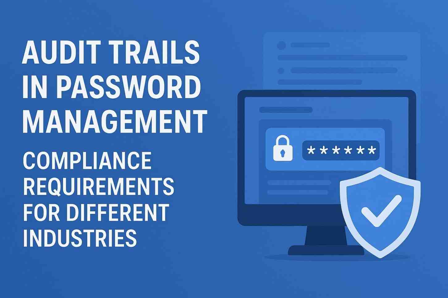 Audit Trails in Password Management