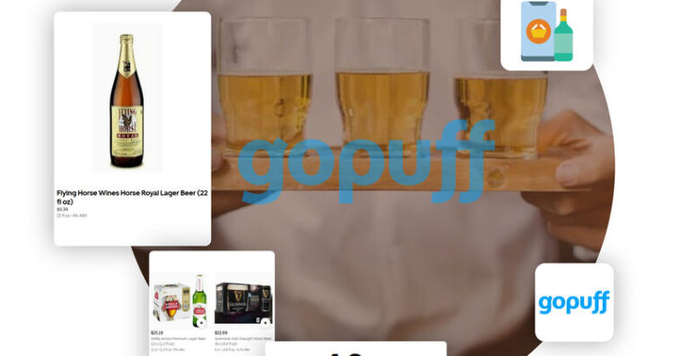 Extract Alcohol and Beverage Data from Gopuff USA