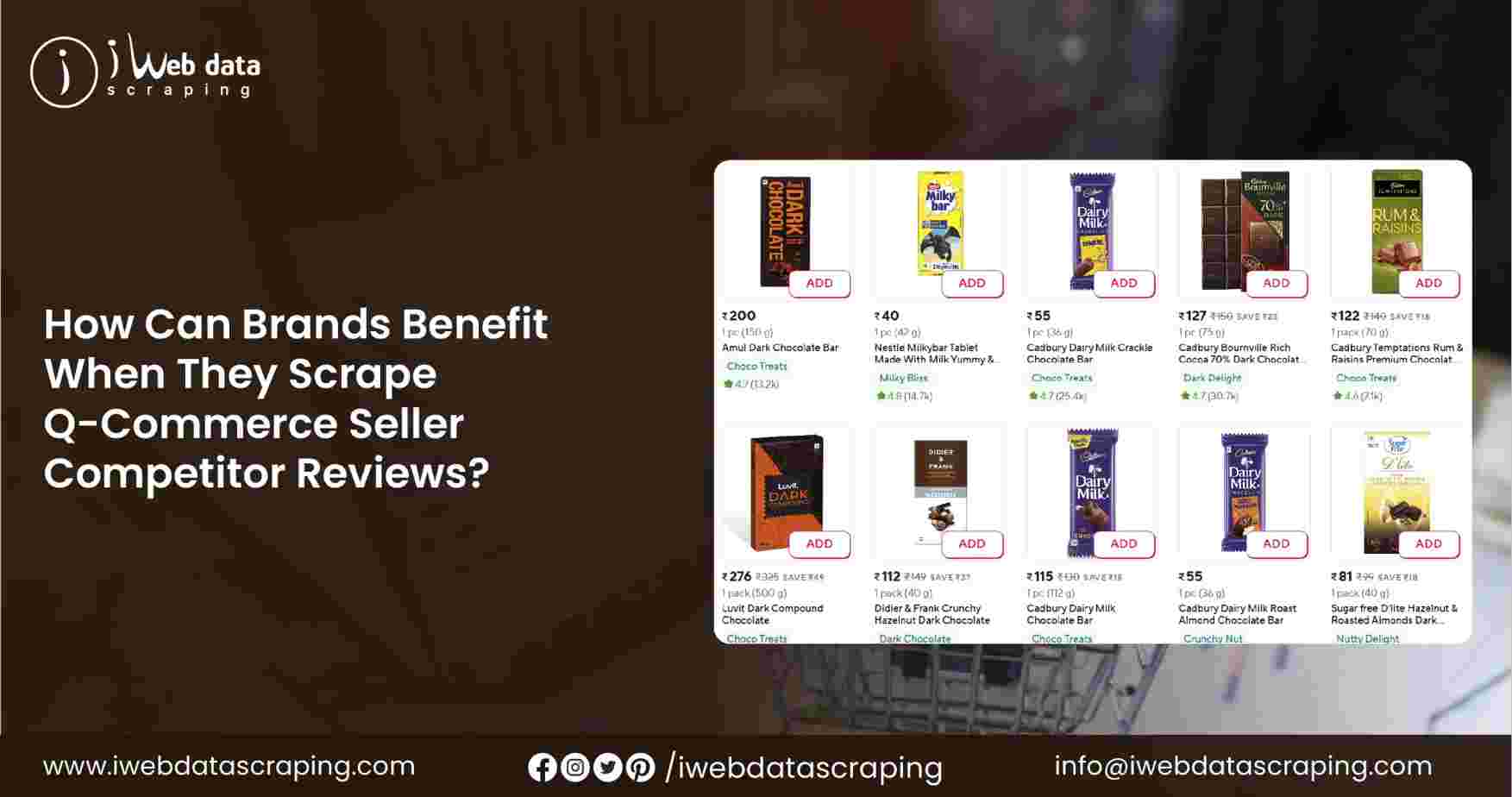 Scrape Q-Commerce Seller Reviews for Brand Benefits