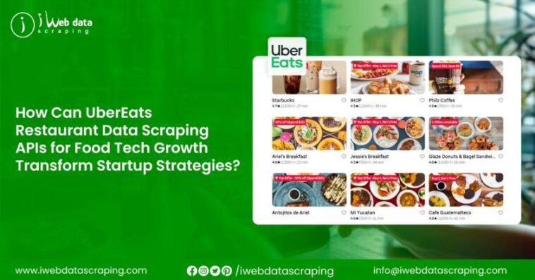 UberEats Restaurant Data Scraping APIs for Food Tech Growth