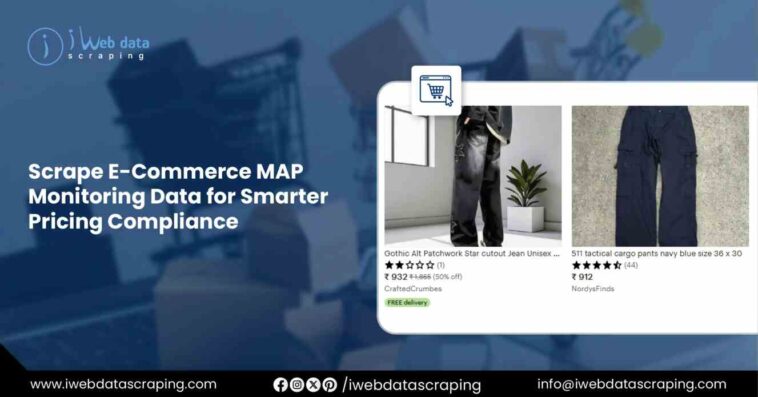 Scrape E-Commerce MAP Monitoring Data for Pricing
