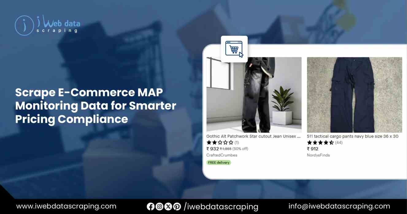 Scrape E-Commerce MAP Monitoring Data for Pricing