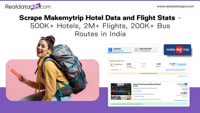 Scrape Makemytrip Hotel Data and Flight 1 1 1