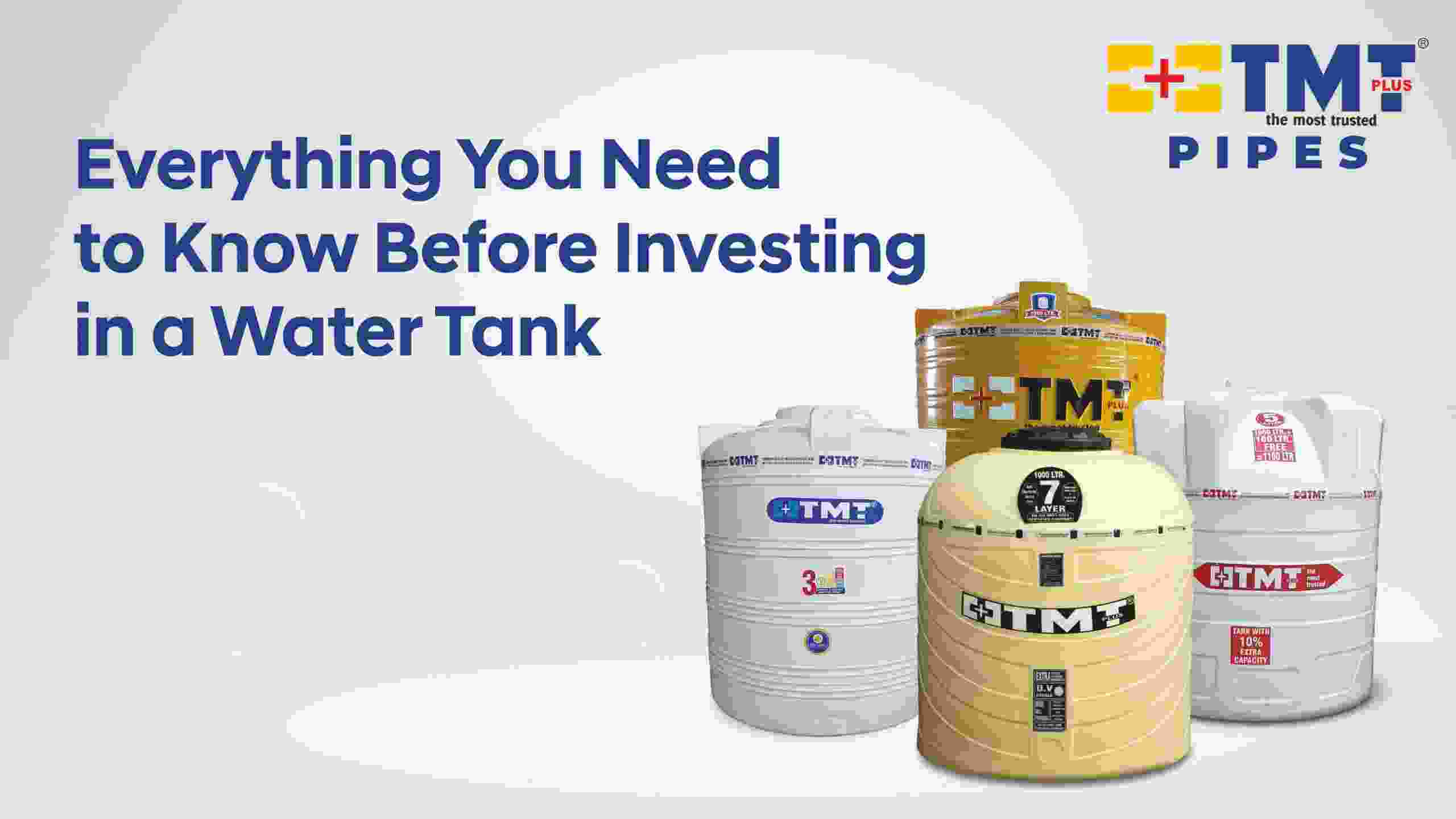 Factors to Consider Before Buying a Water Storage Tank