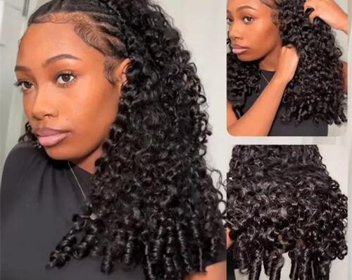 Burmese curly wig