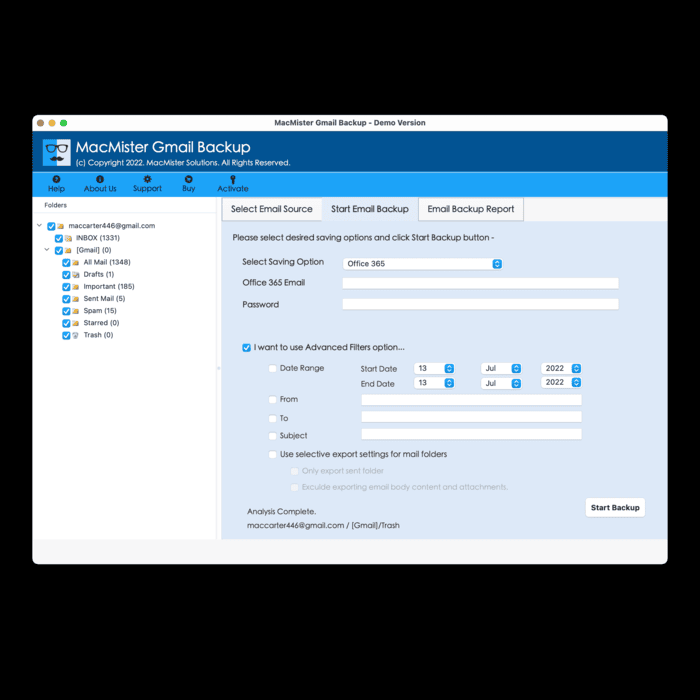 What App Forward Gmail to Office 365 on a MacBook?