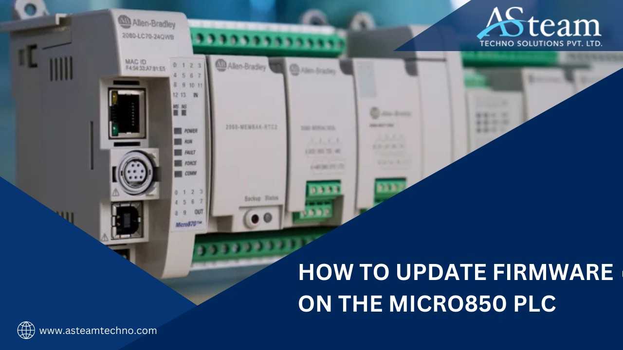 How to Update Firmware on the Micro850 PLC