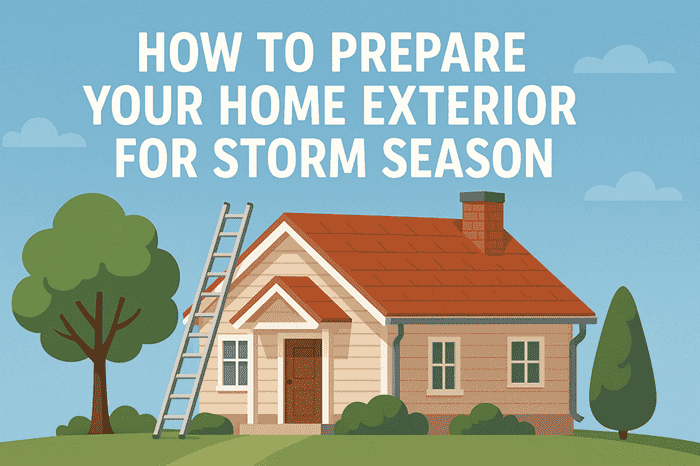 How to Prepare Your Home Exterior for Storm Season