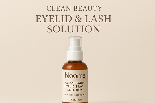 Clean Beauty Eyelid & Lash Solution | Soothe & Refresh with Hypochlorous Acid 1 3 1