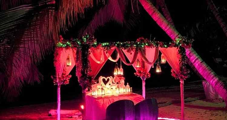 Candle light Dinner in Andaman