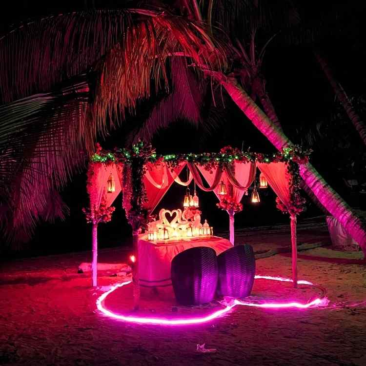 How to Plan a Candle Light Dinner Surprise in Andaman