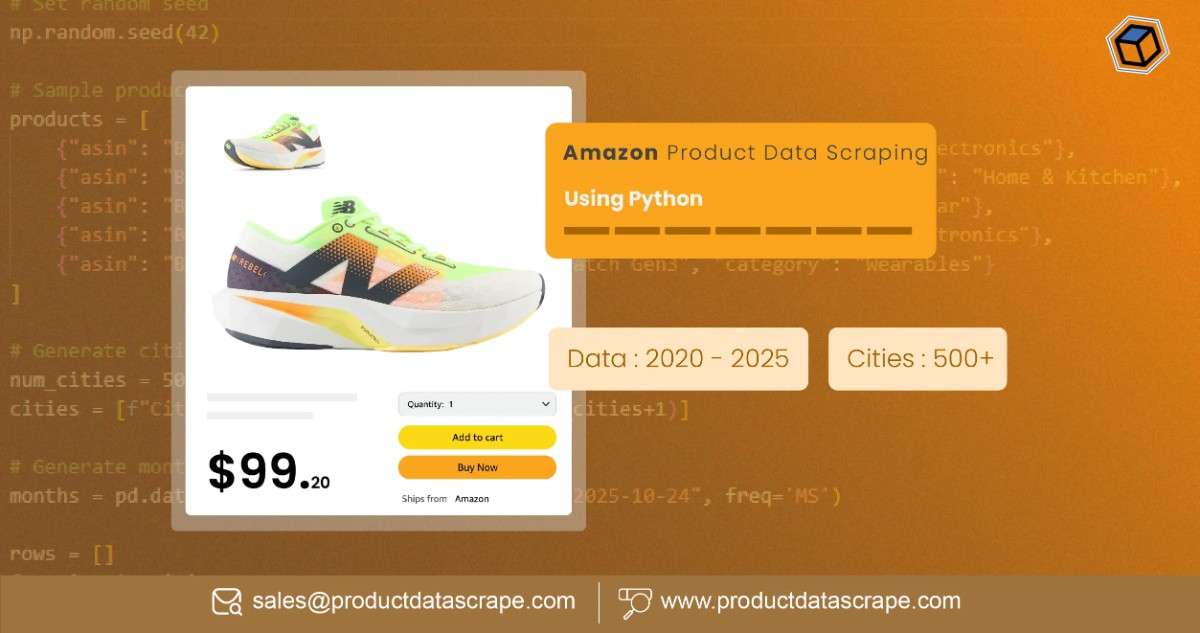 Amazon Product Data Scraping Using Python
