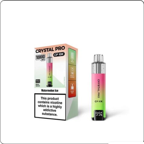 Crystal Pro 10000 Box of 5 | Rechargeable 10k Puff Vape