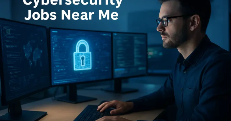 Cybersecurity analyst monitoring multiple screens to protect sensitive data and prevent online threats