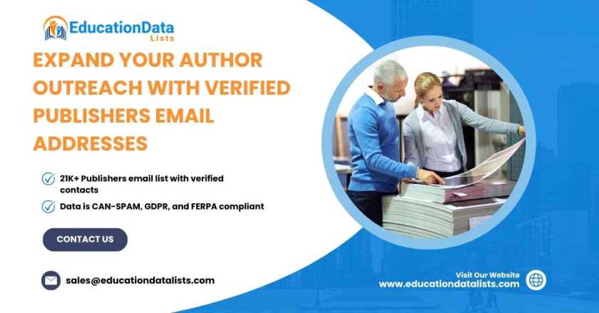 Expand Your Author Outreach with Verified Publishers Email Addresses 1