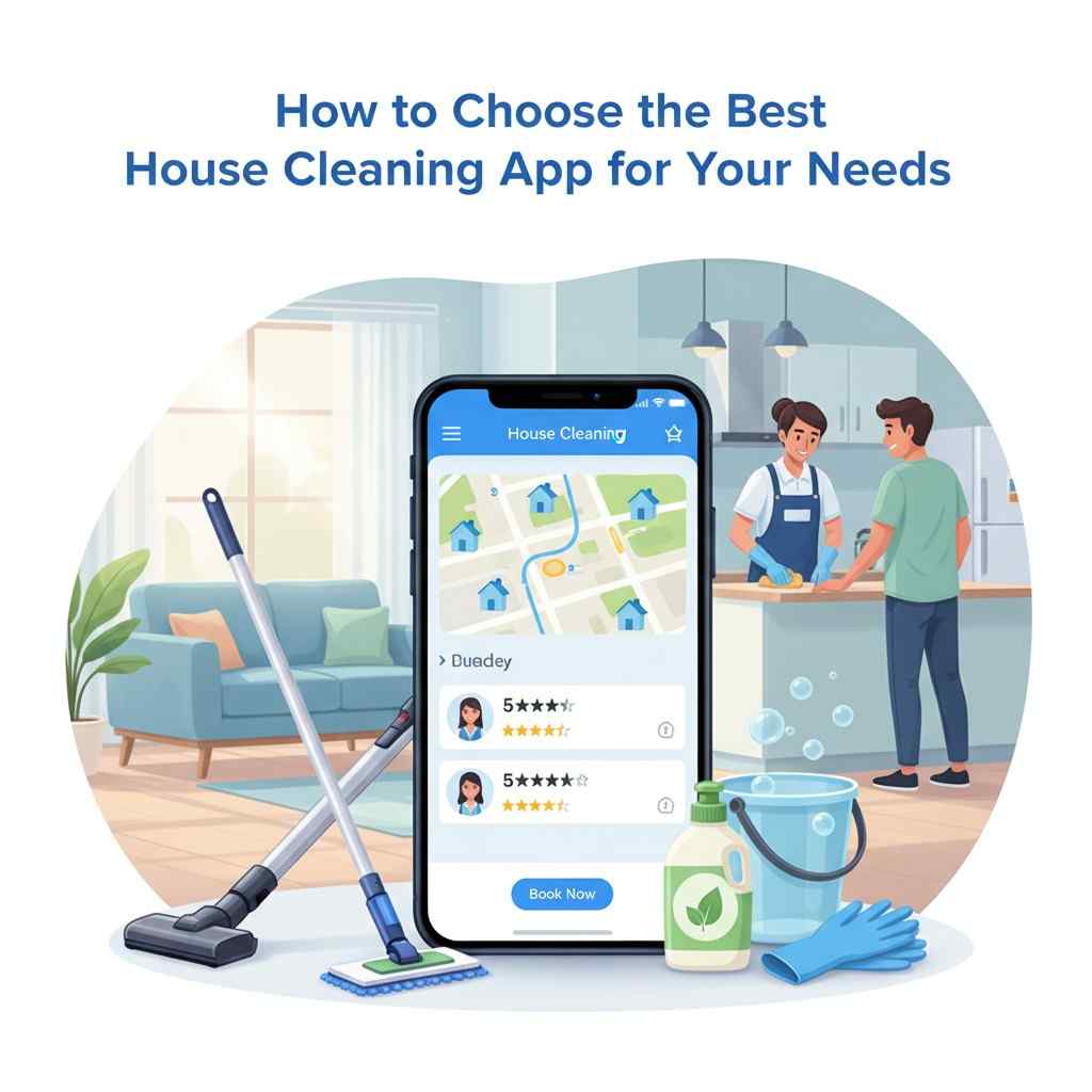How to Choose the Best House Cleaning App