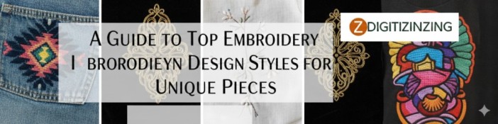 A Guide to Top Embroidery Design Styles for Unique Pieces