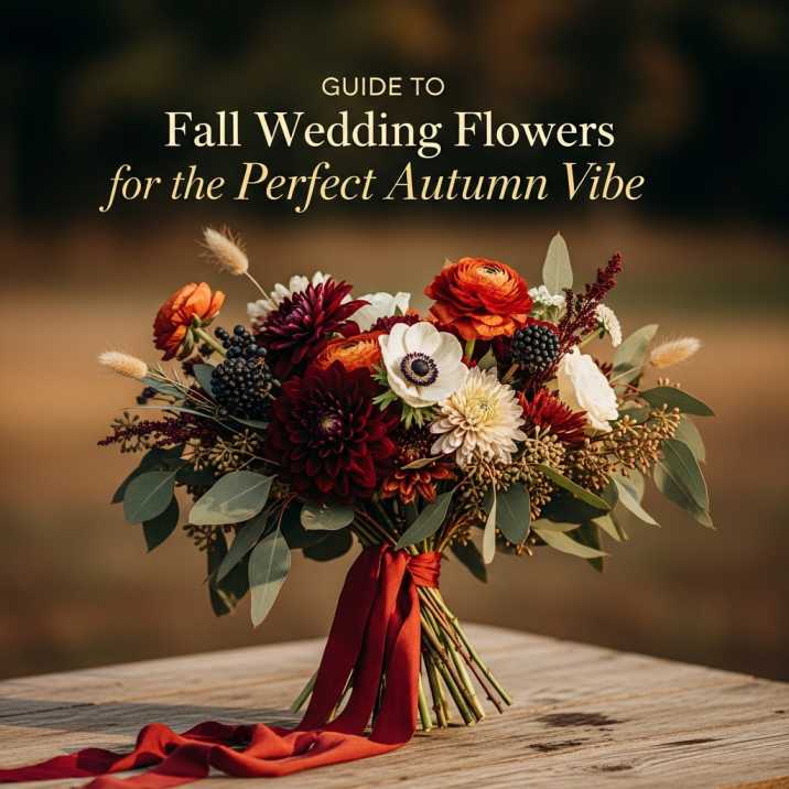 Guide to Fall Wedding Flowers for Perfect Autumn Vibe