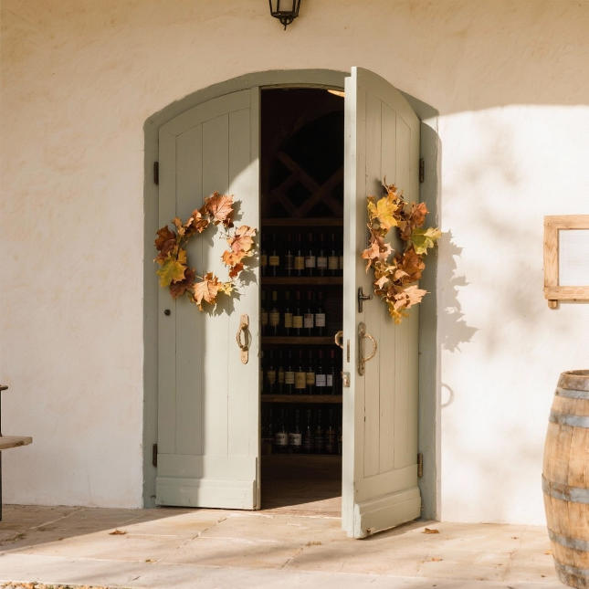 Fall Decor Inspiration for Your Wine Cellar Doors