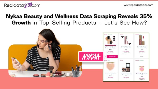 Nykaa Beauty and Wellness Data Scraping – 35% Growth