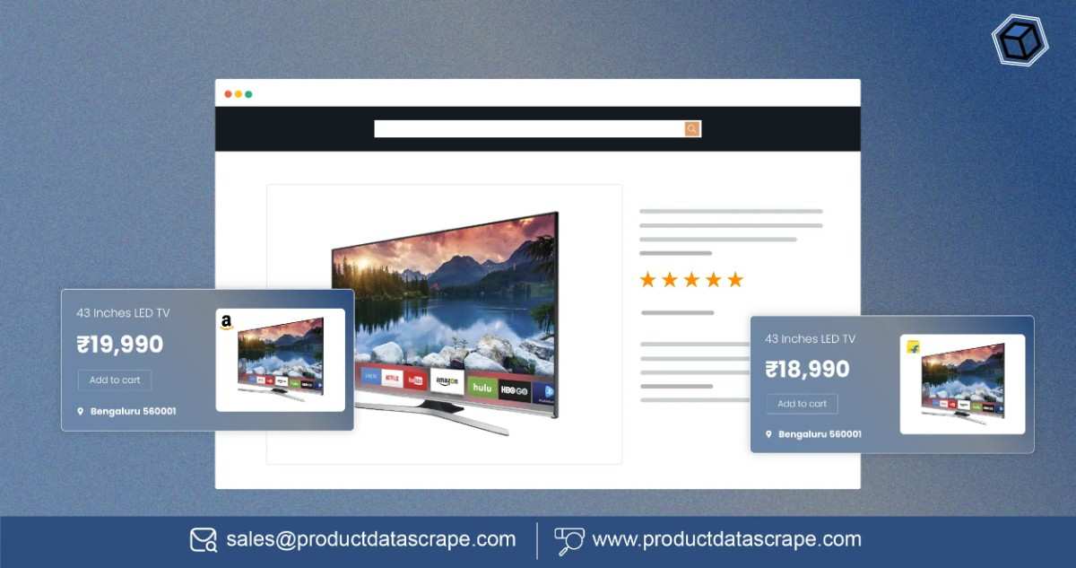 Scrape Amazon and Flipkart Product Prices by Pincode