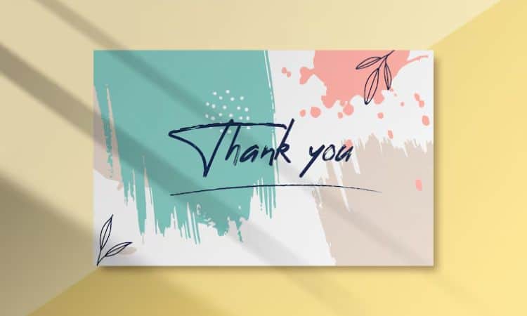 Thank you cards