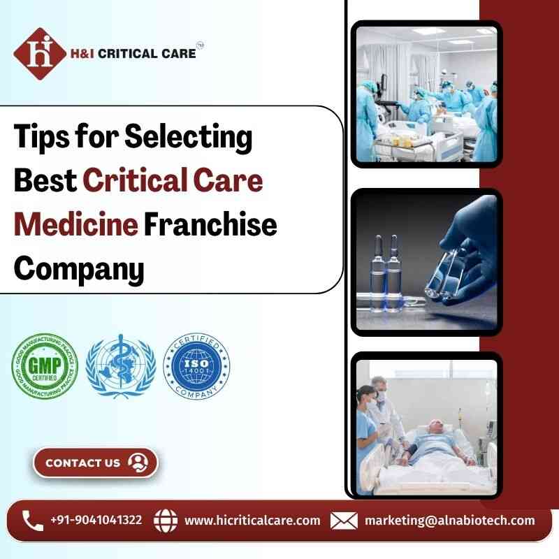 Tips to Select Critical Care Medicine Franchise Company
