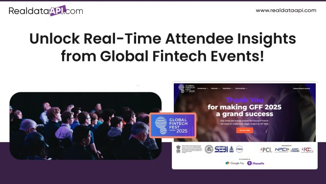 Real-Time Attendee Data from Global Fintech Events